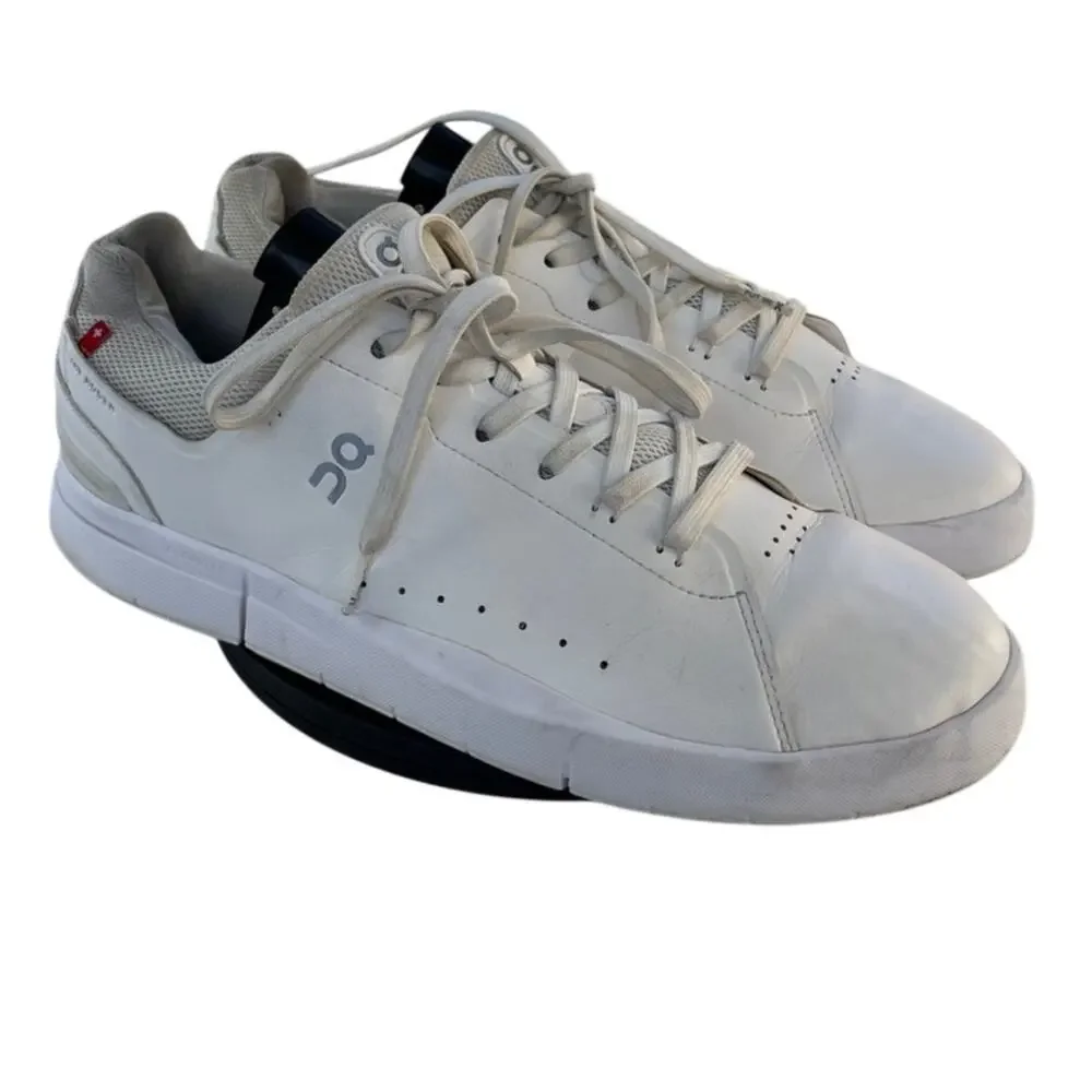 Mens On Running The Roger Advantage Mesh Training Athletic Sneaker SZ 12 White